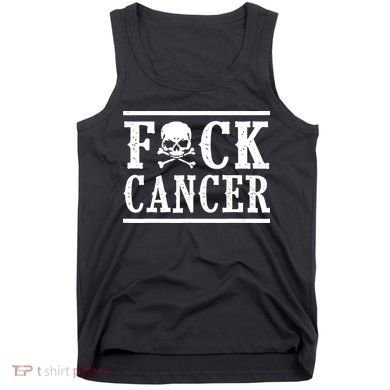 F Cancer Skull And Crossbones Tank Top