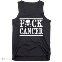 F Cancer Skull And Crossbones Tank Top thumb 0