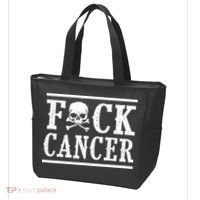 F Cancer Skull And Crossbones Tote Bag thumb 3