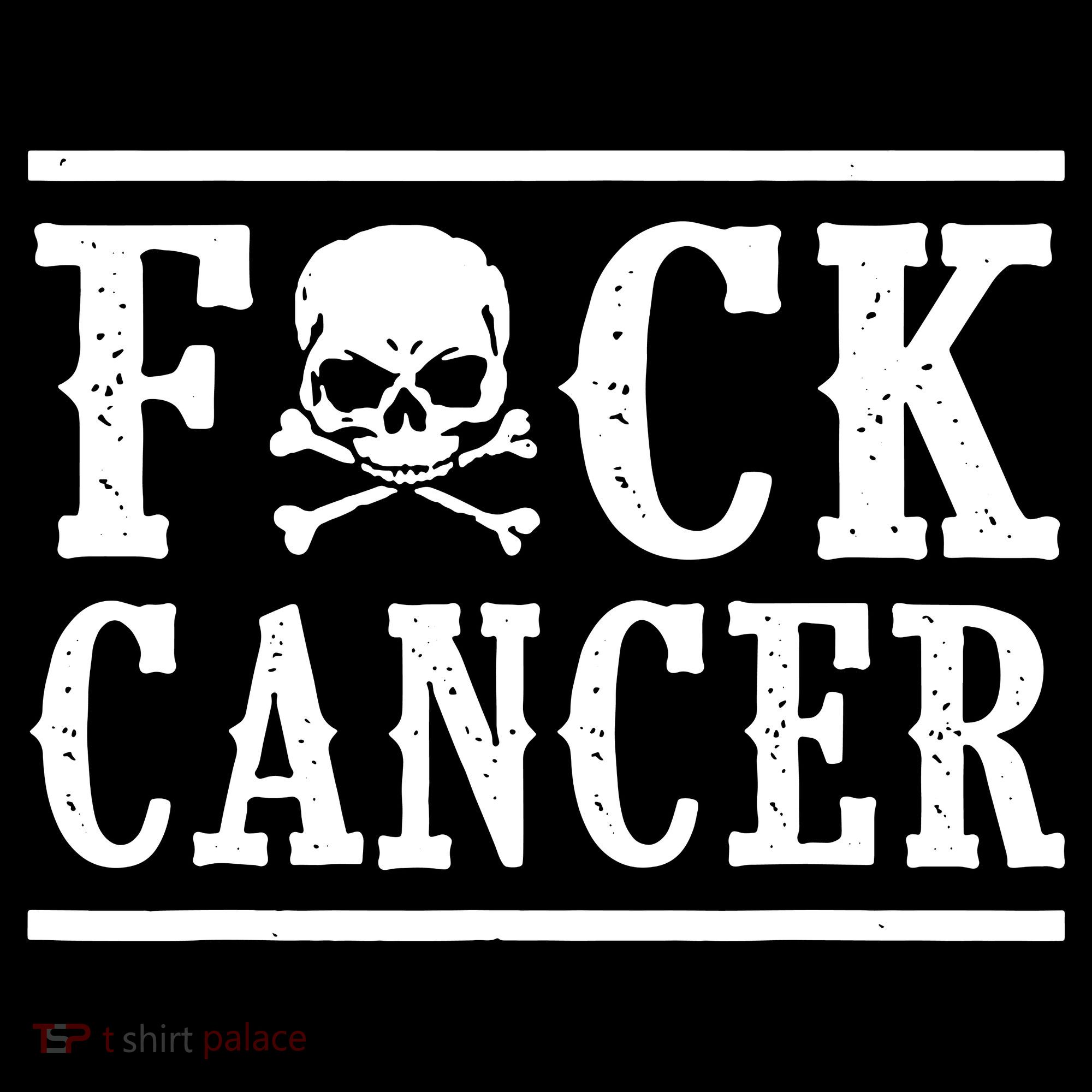 F Cancer Skull And Crossbones Tote Bag