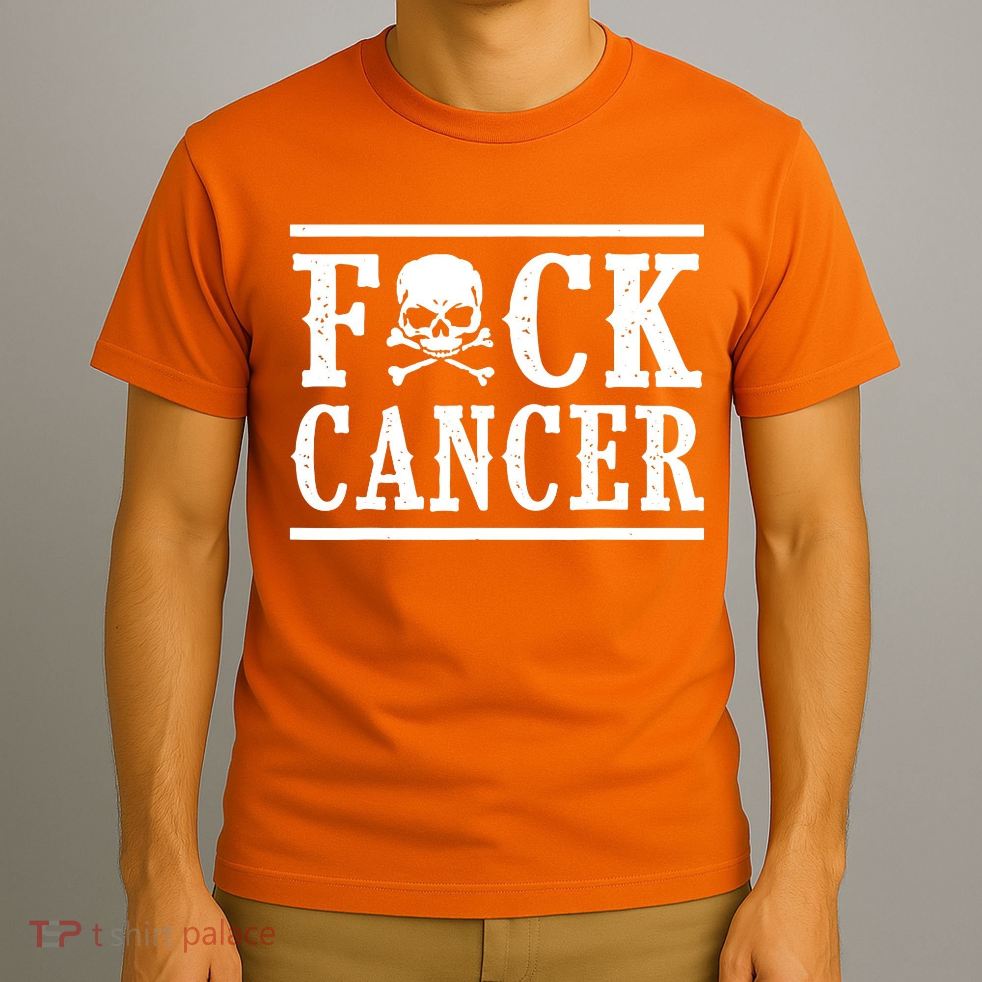 F Cancer Skull And Crossbones T-Shirt