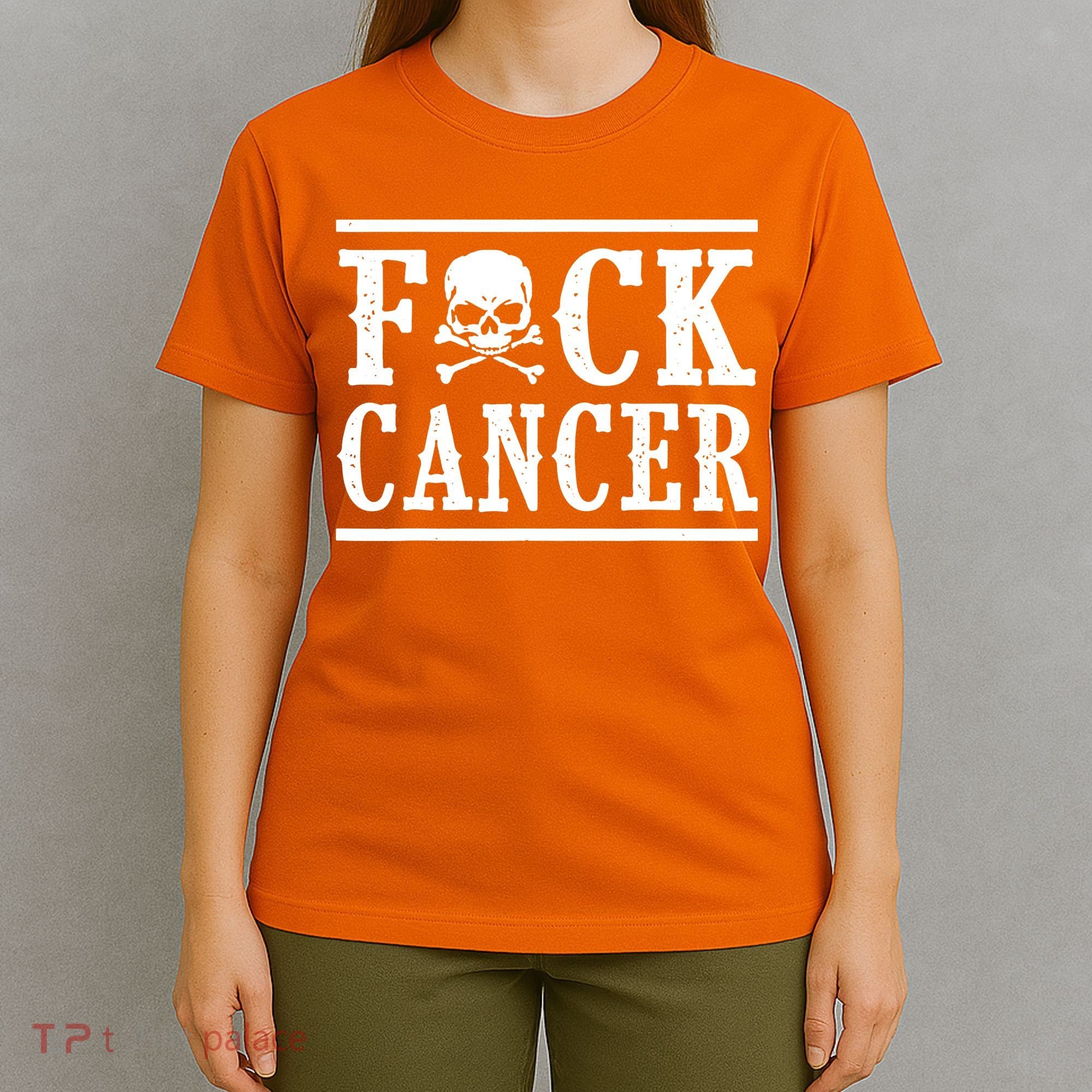 F Cancer Skull And Crossbones T-Shirt