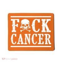 F Cancer Skull And Crossbones Mousepad thumb 0