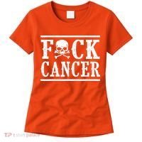 F Cancer Skull And Crossbones Women's T-Shirt thumb 0