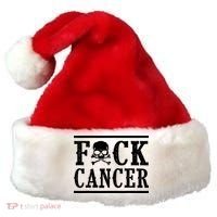 F Cancer Skull And Crossbones Santa Hat thumb 0