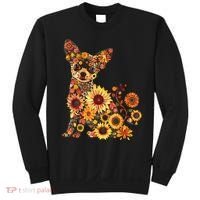 Floral Chihuahua Sunflower Mama Cute Mom Mother's Day  Sweatshirt thumb 0
