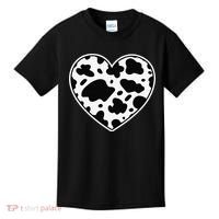 Farmer cows Skin print black and white Heart Cow Kids T-Shirt thumb 0