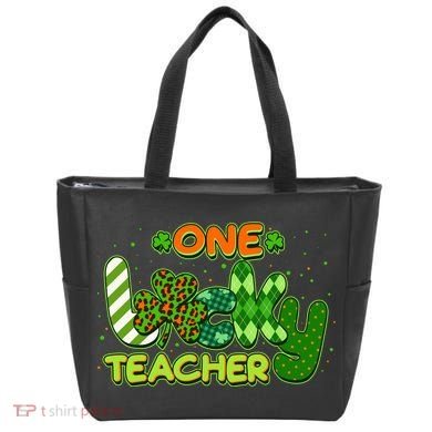 Funny Cute St Patrick's Day One Lucky Teacher Bag