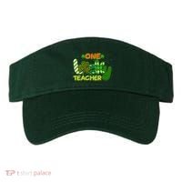 Funny Cute St Patrick's Day One Lucky Teacher Visor thumb 0