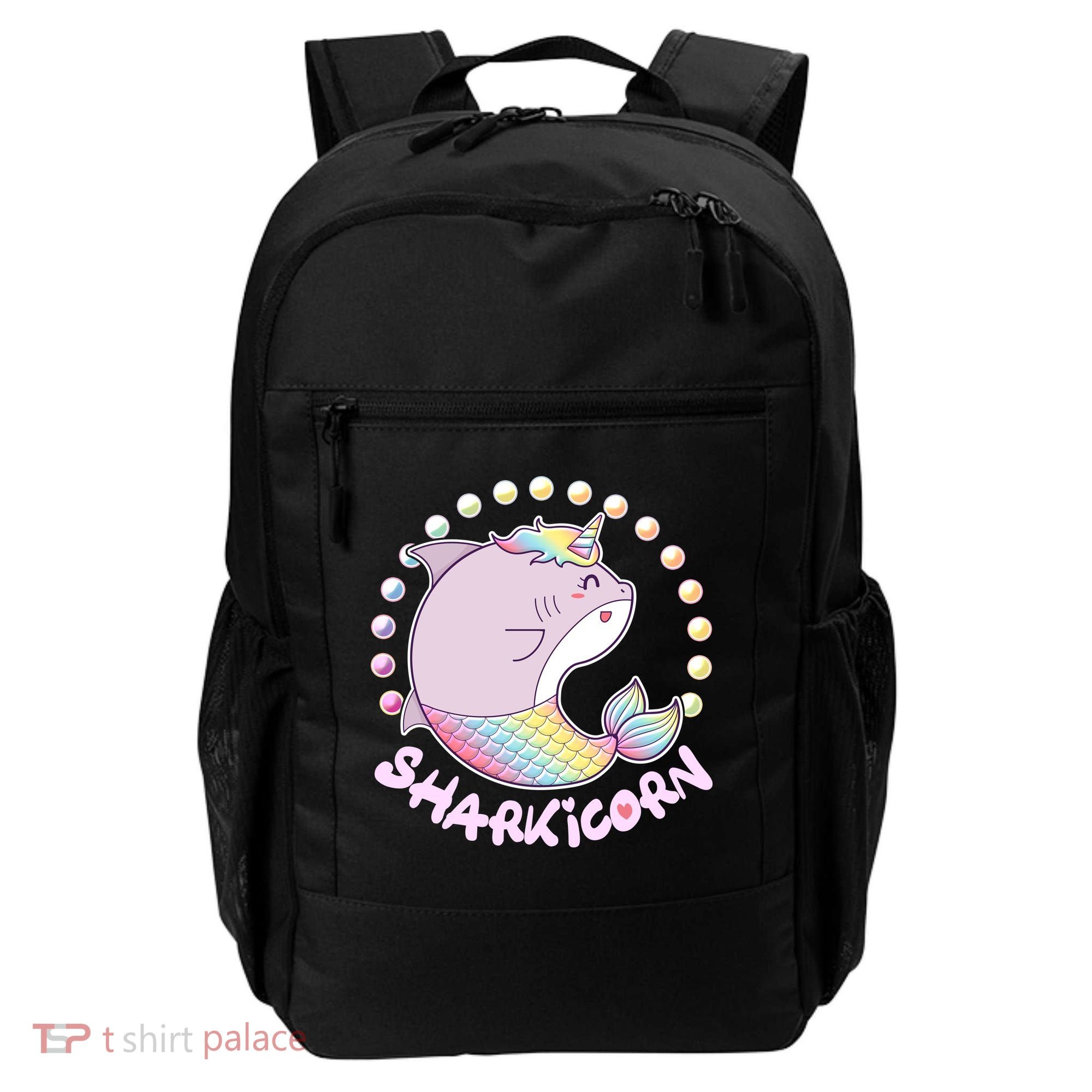 Funny Cute Sharkicorn Shark Unicorn Backpack