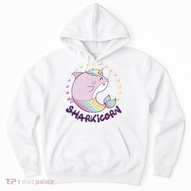 Funny Cute Sharkicorn Shark Unicorn Hoodie