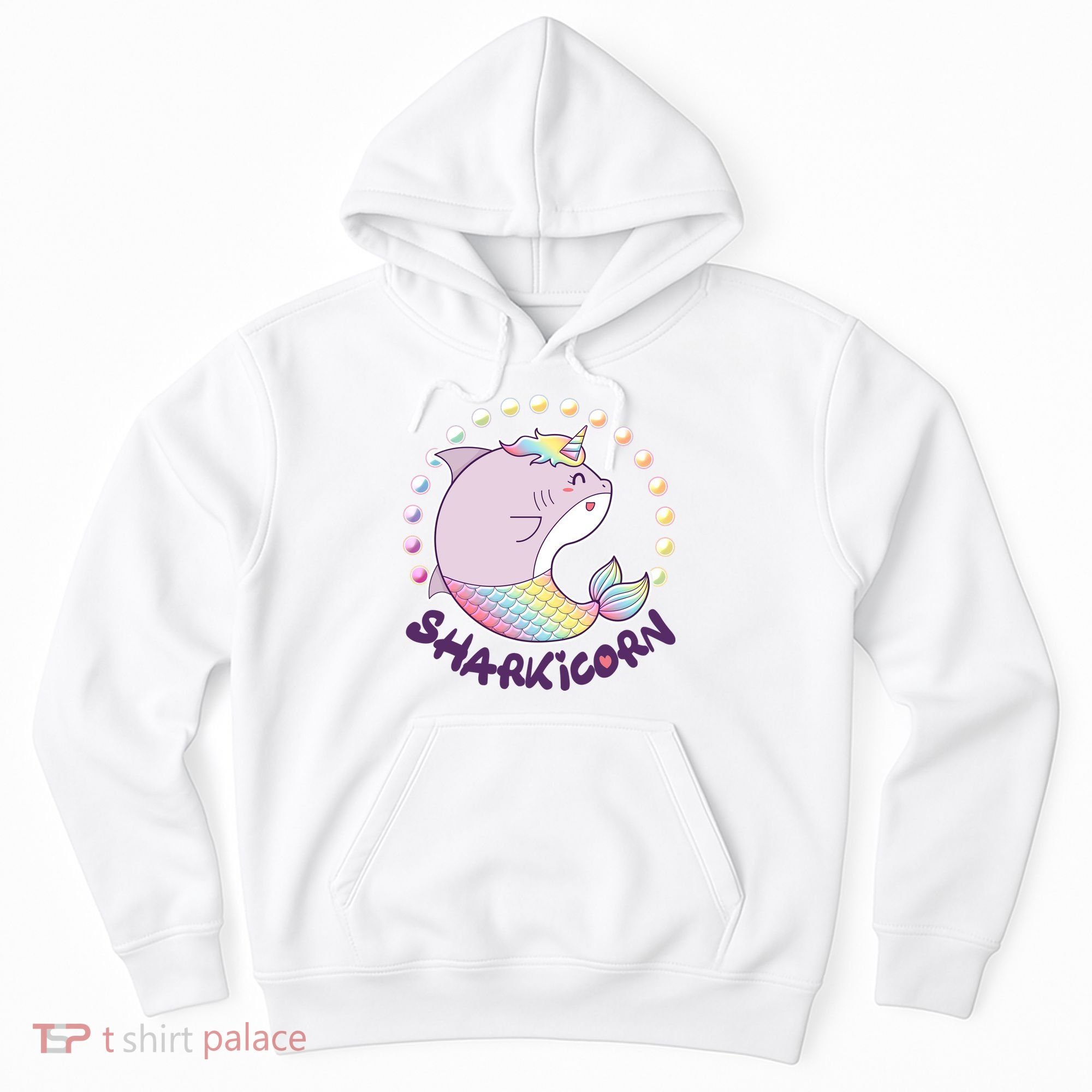 Funny Cute Sharkicorn Shark Unicorn Hoodie