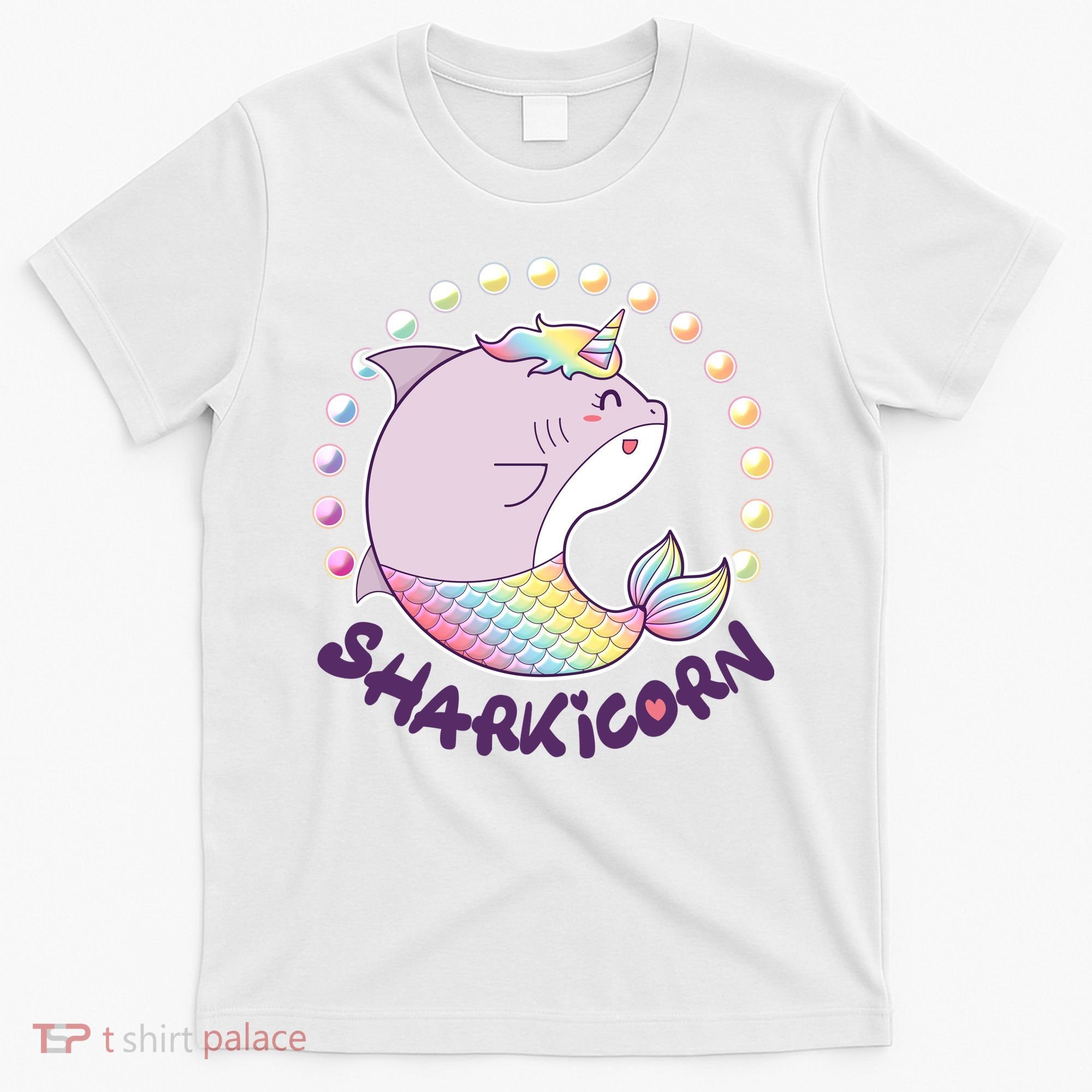 Funny Cute Sharkicorn Shark Unicorn T-Shirt