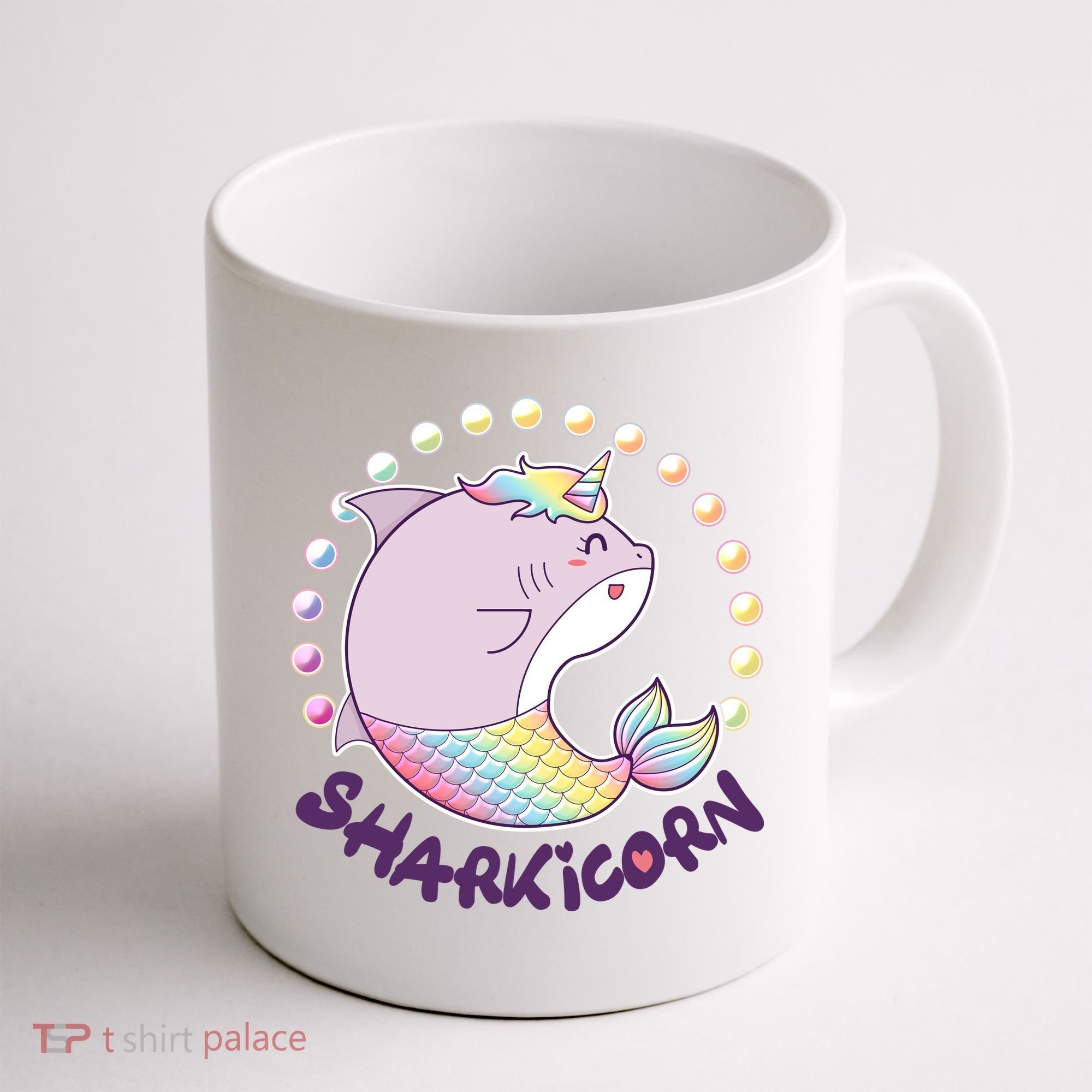 Funny Cute Sharkicorn Shark Unicorn Coffee Mug