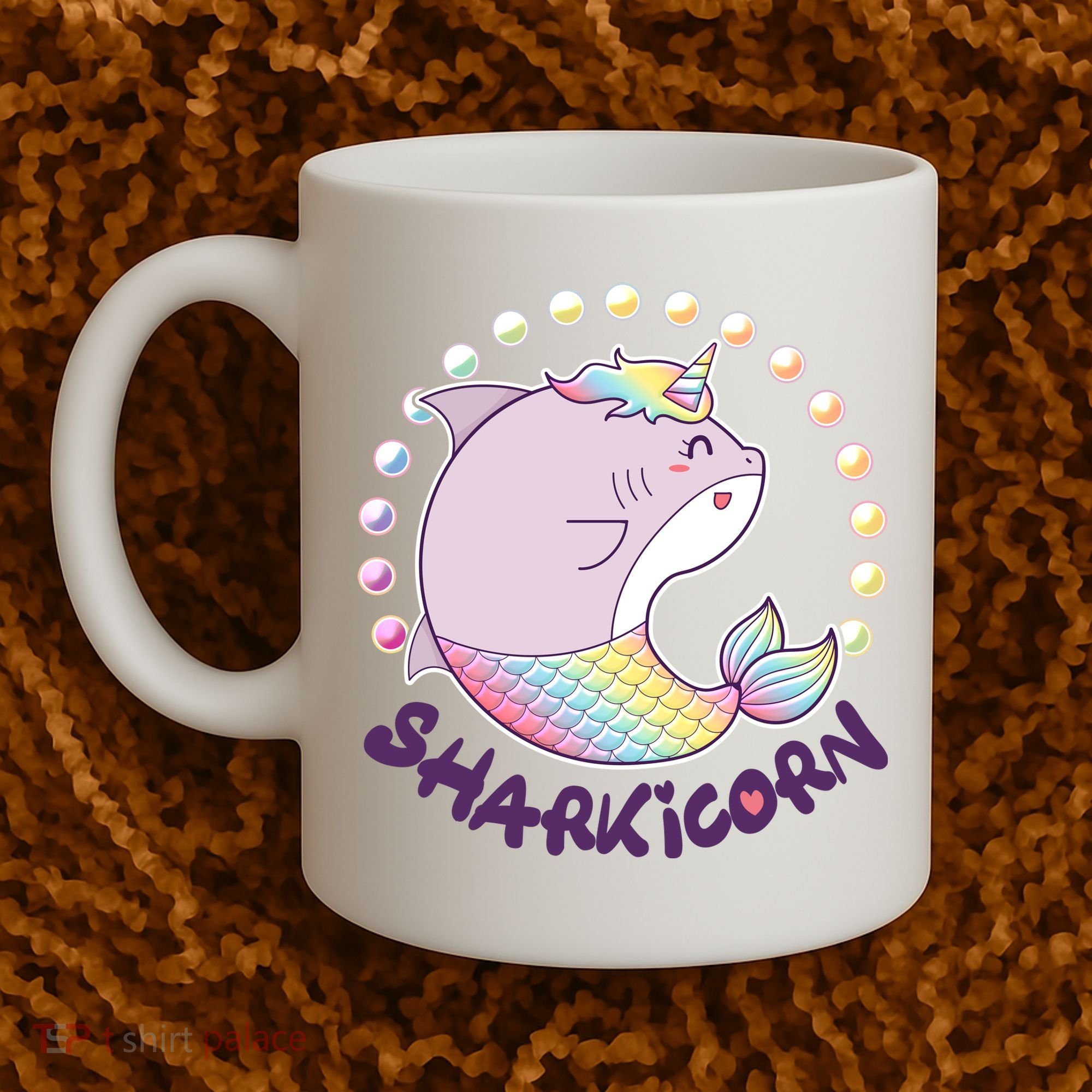 Funny Cute Sharkicorn Shark Unicorn Coffee Mug