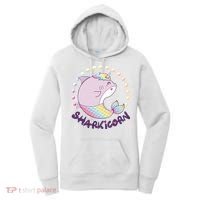 Funny Cute Sharkicorn Shark Unicorn Women's Hoodie thumb 0