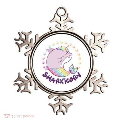 Funny Cute Sharkicorn Shark Unicorn Ornament