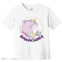 Funny Cute Sharkicorn Shark Unicorn Toddler T-Shirt thumb 0