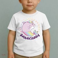 Funny Cute Sharkicorn Shark Unicorn Toddler T-Shirt thumb 2