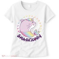 Funny Cute Sharkicorn Shark Unicorn Women's T-Shirt thumb 0