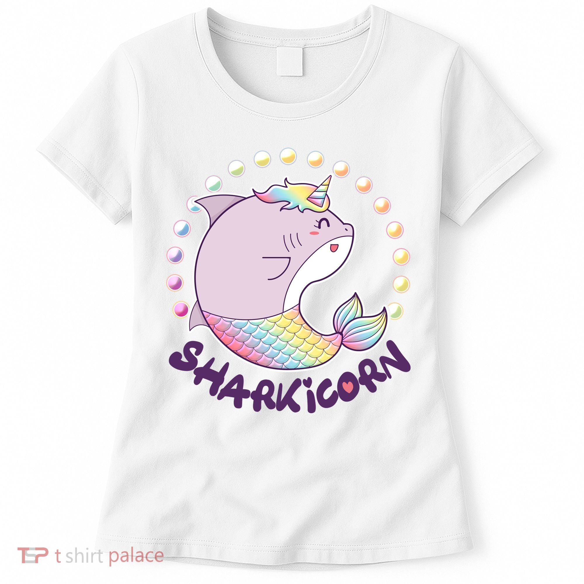 Funny Cute Sharkicorn Shark Unicorn Women's T-Shirt