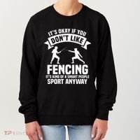 Fencing Combat Sport Fence Foil Epee Sabre Sword Fencer Women's Sweatshirt thumb 0