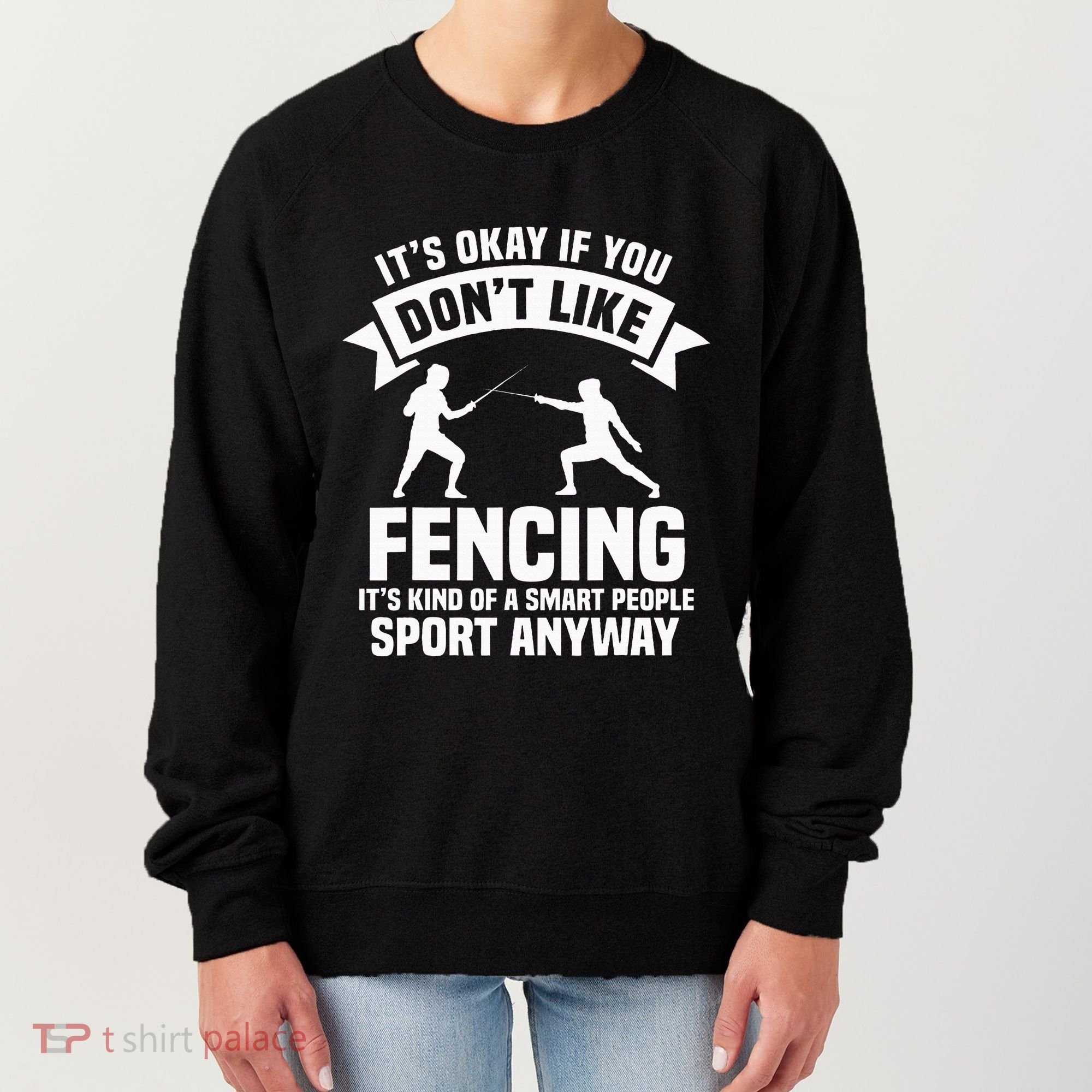 Fencing Combat Sport Fence Foil Epee Sabre Sword Fencer Women's Sweatshirt