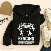 Fencing Combat Sport Fence Foil Epee Sabre Sword Fencer Hoodie thumb 4