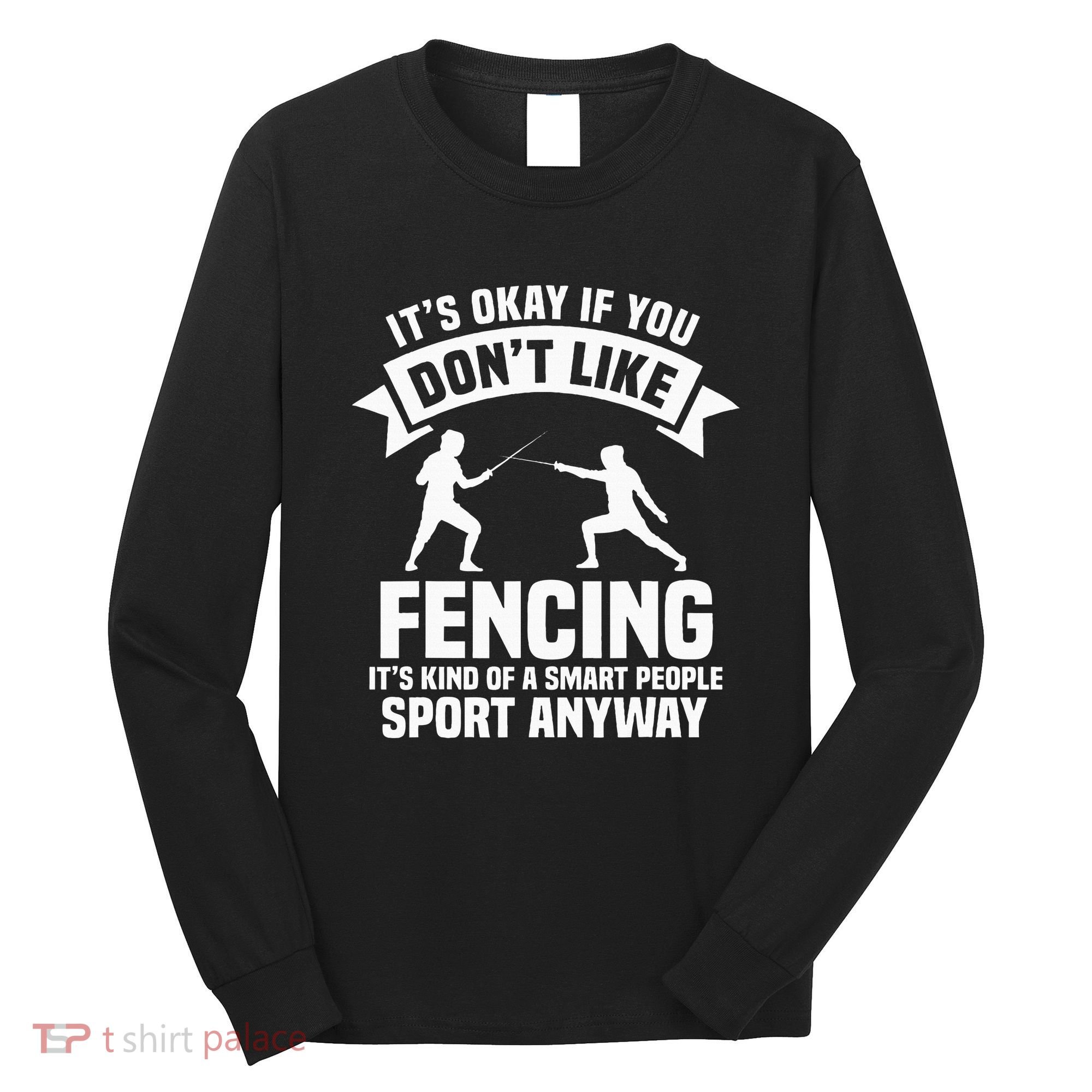 Fencing Combat Sport Fence Foil Epee Sabre Sword Fencer Long Sleeve Shirt