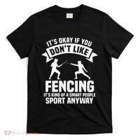 Fencing Combat Sport Fence Foil Epee Sabre Sword Fencer T-Shirt thumb 0
