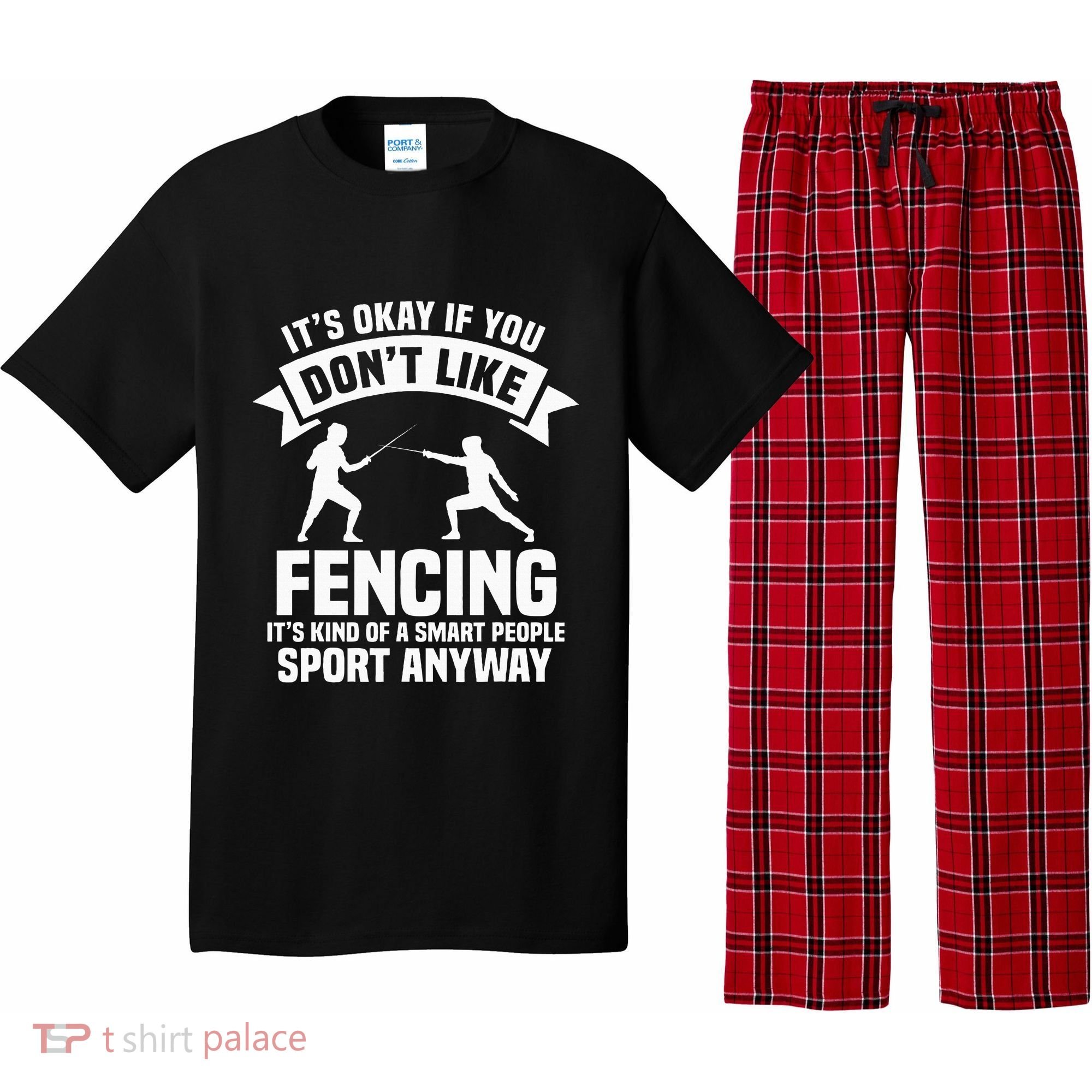 Fencing Combat Sport Fence Foil Epee Sabre Sword Fencer Pajama Set