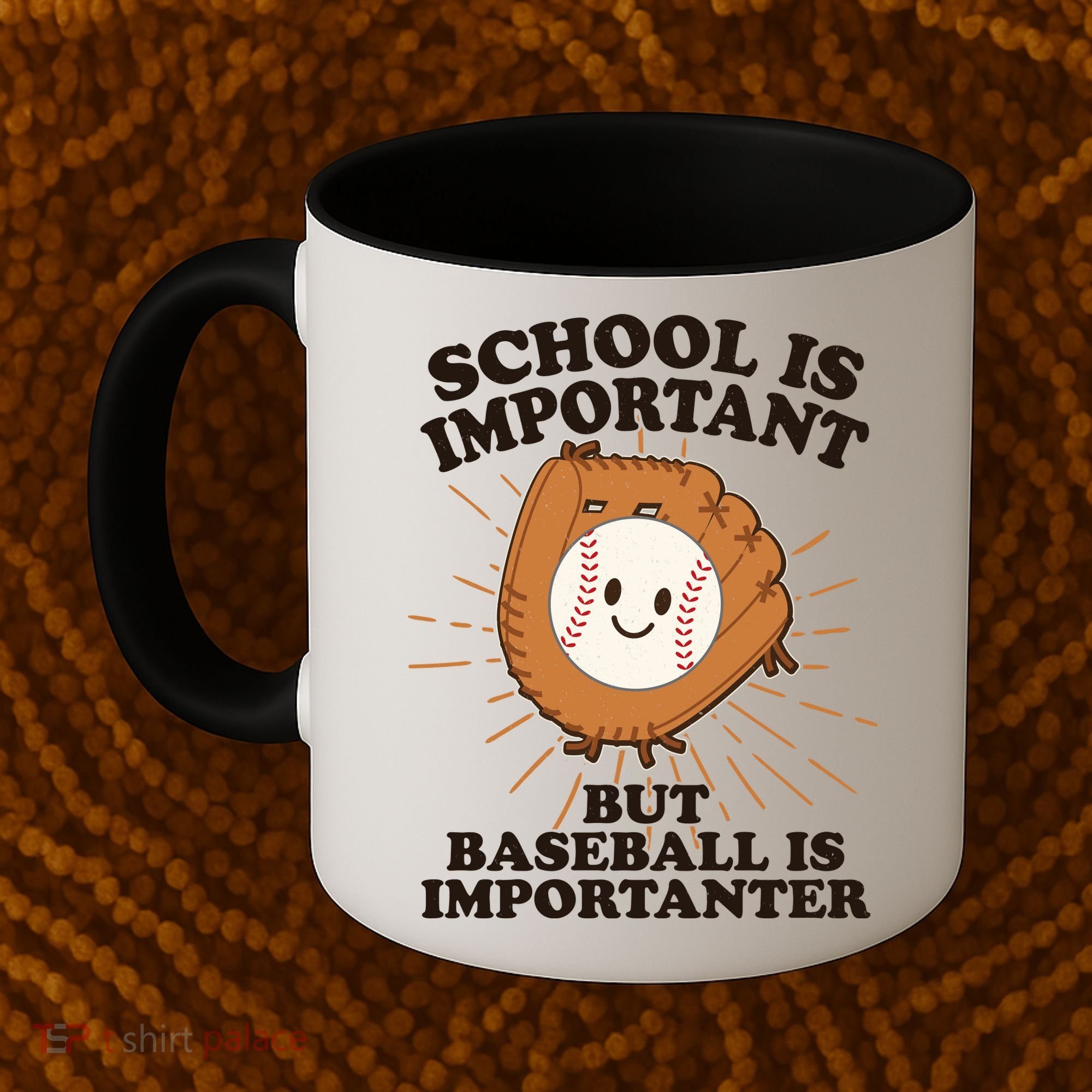 Funny Cute School Is Important But Baseball Is Importanter Coffee Mug