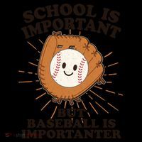 Funny Cute School Is Important But Baseball Is Importanter Coffee Mug thumb 5
