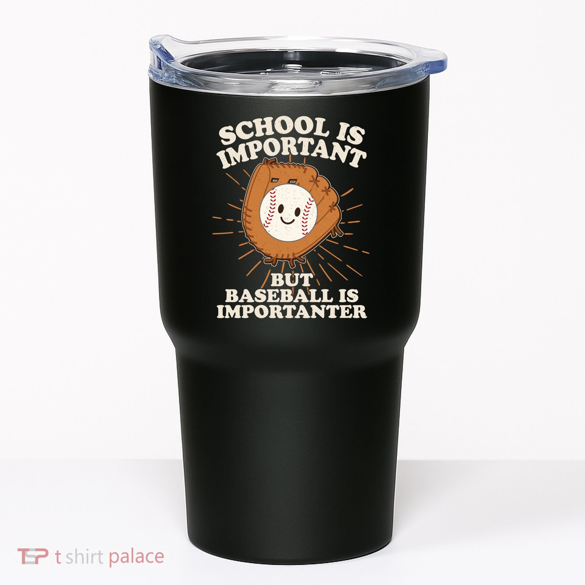 Funny Cute School Is Important But Baseball Is Importanter Tumbler