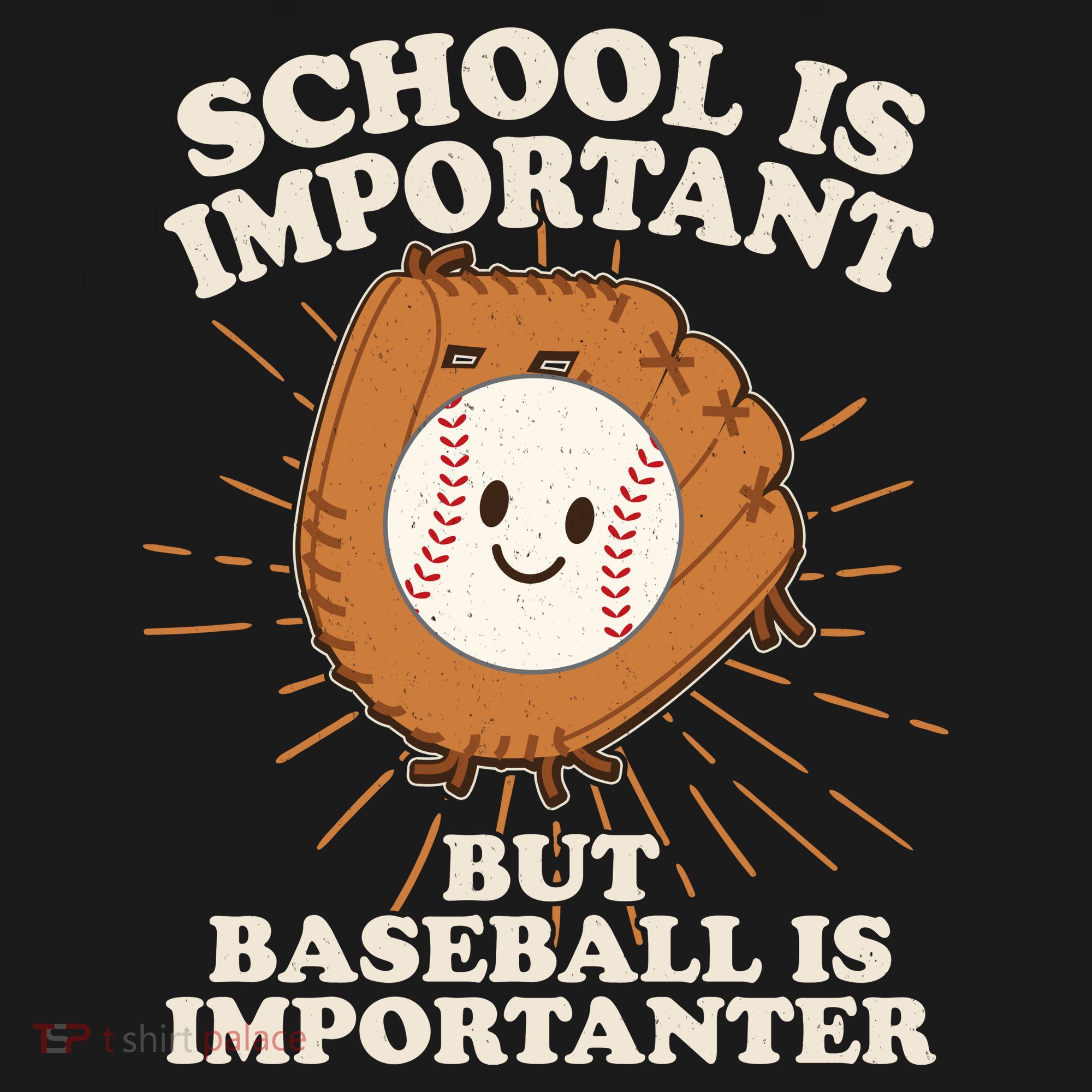 Funny Cute School Is Important But Baseball Is Importanter Ornament