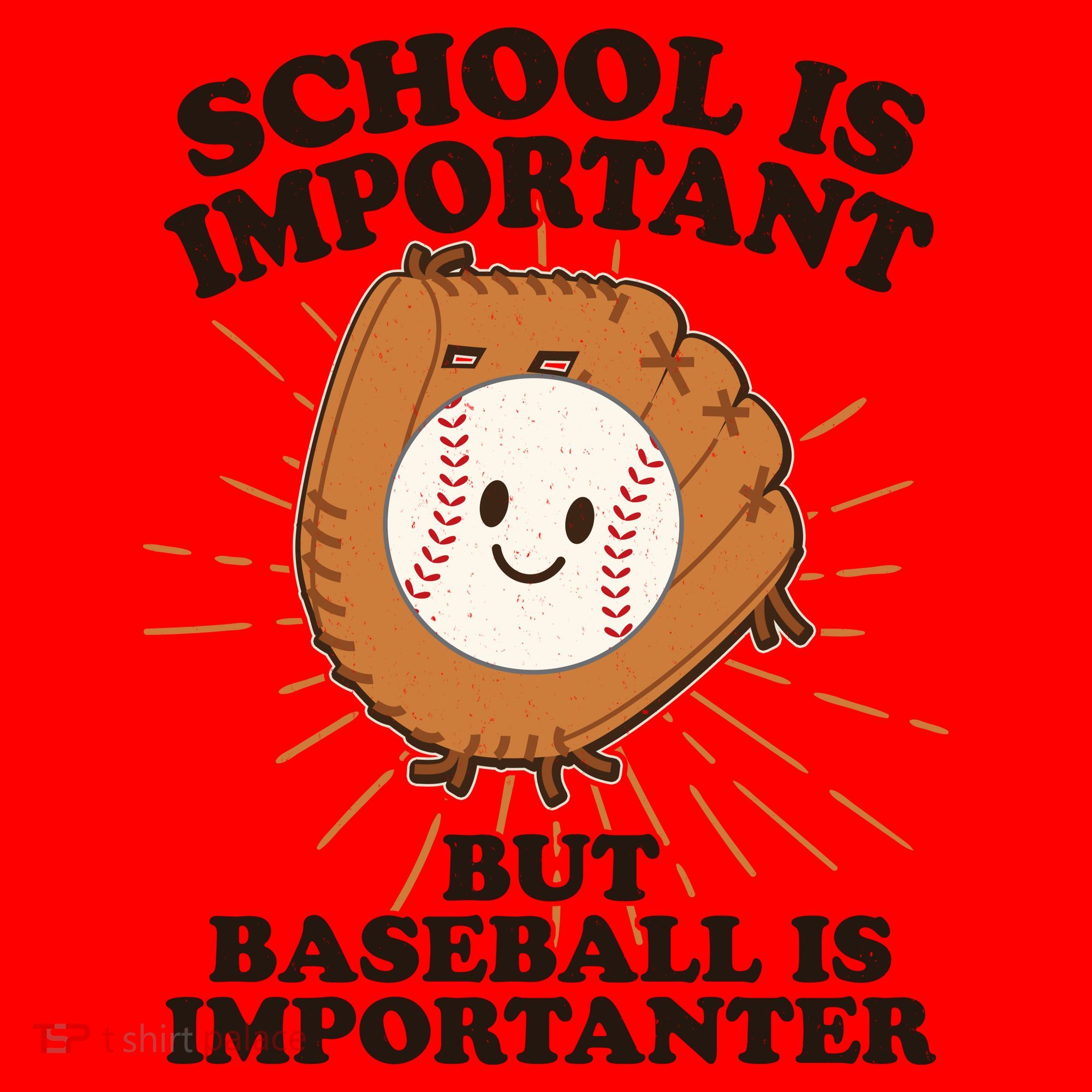 Funny Cute School Is Important But Baseball Is Importanter Santa Hat