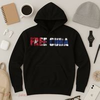 Free Cuba Sos Cuba Patriotic Cuban First Hoodie thumb 3