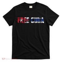 Free Cuba Sos Cuba Patriotic Cuban First T-Shirt thumb 0