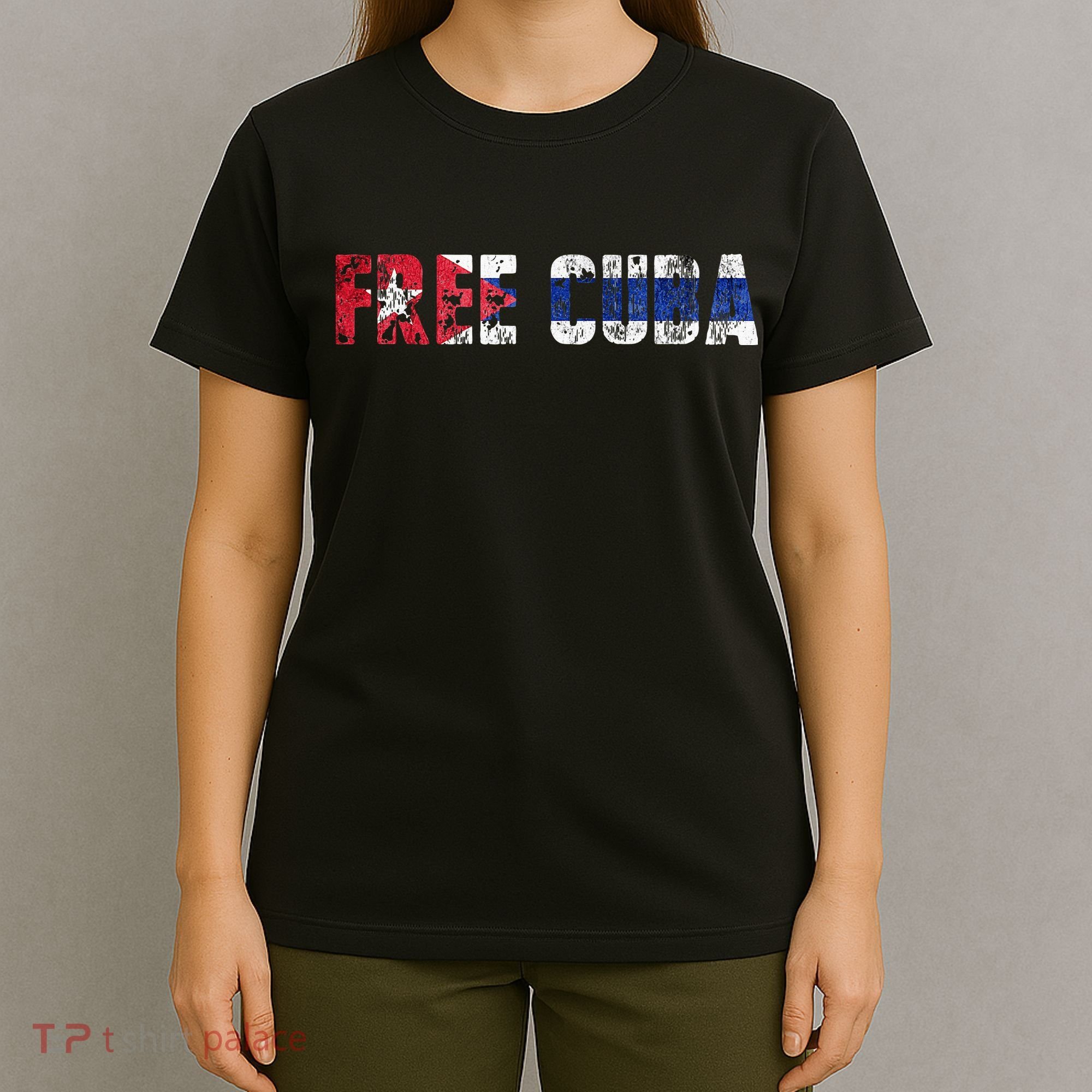 Free Cuba Sos Cuba Patriotic Cuban First T-Shirt