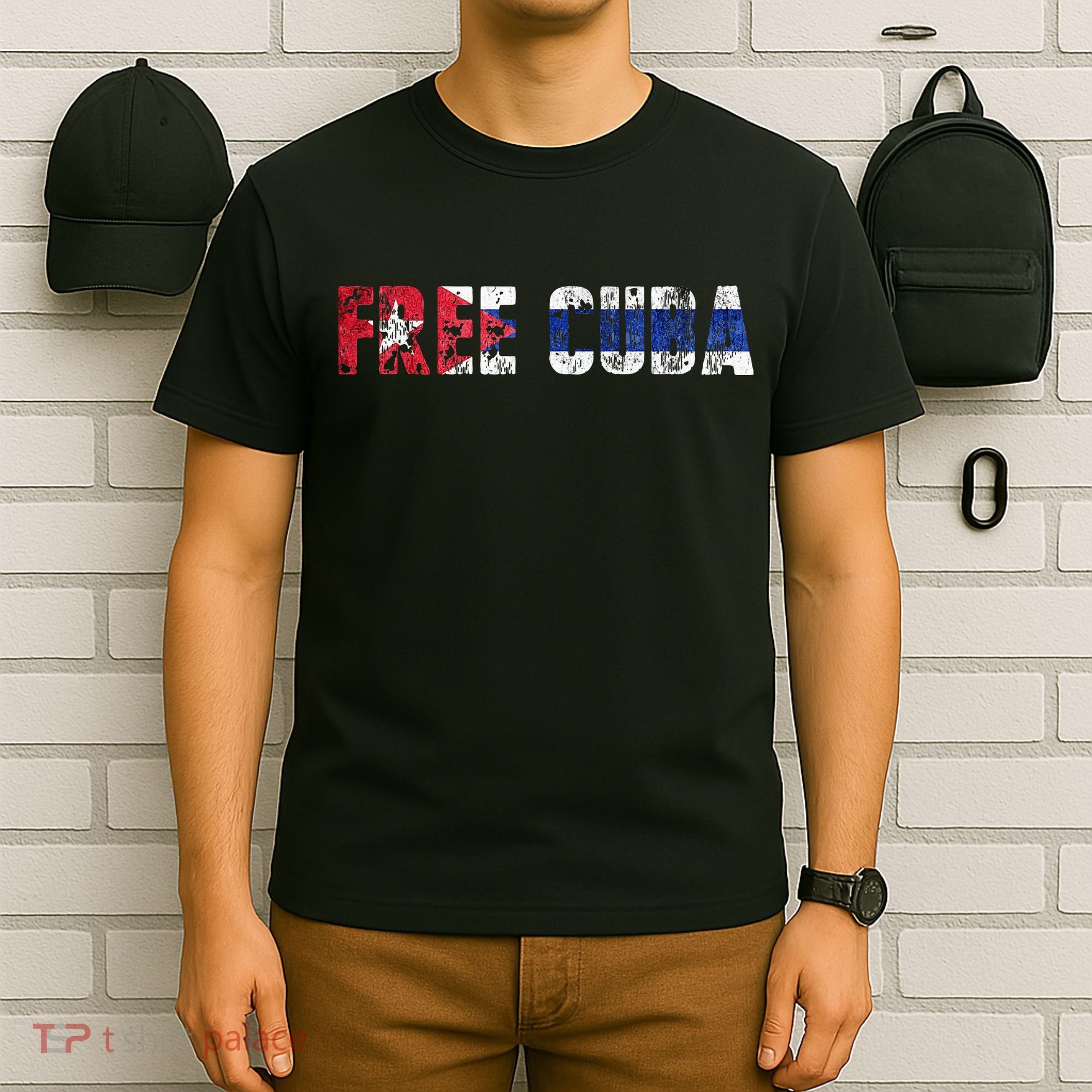 Free Cuba Sos Cuba Patriotic Cuban First T-Shirt