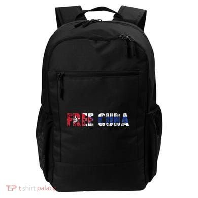 Free Cuba Sos Cuba Patriotic Cuban First Backpack