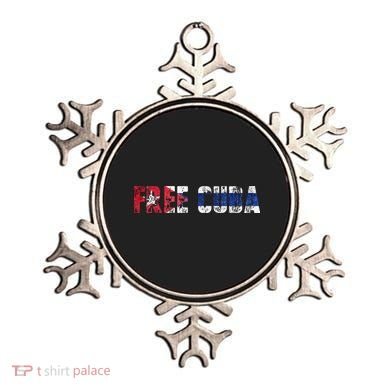 Free Cuba Sos Cuba Patriotic Cuban First Ornament