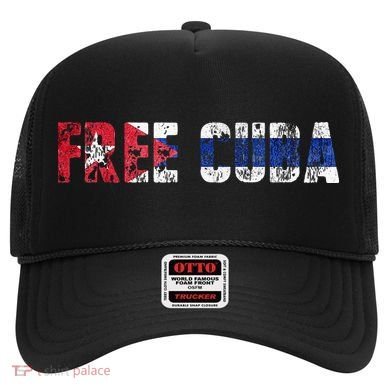 Free Cuba Sos Cuba Patriotic Cuban First Hat