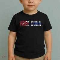Free Cuba Sos Cuba Patriotic Cuban First Toddler T-Shirt thumb 2