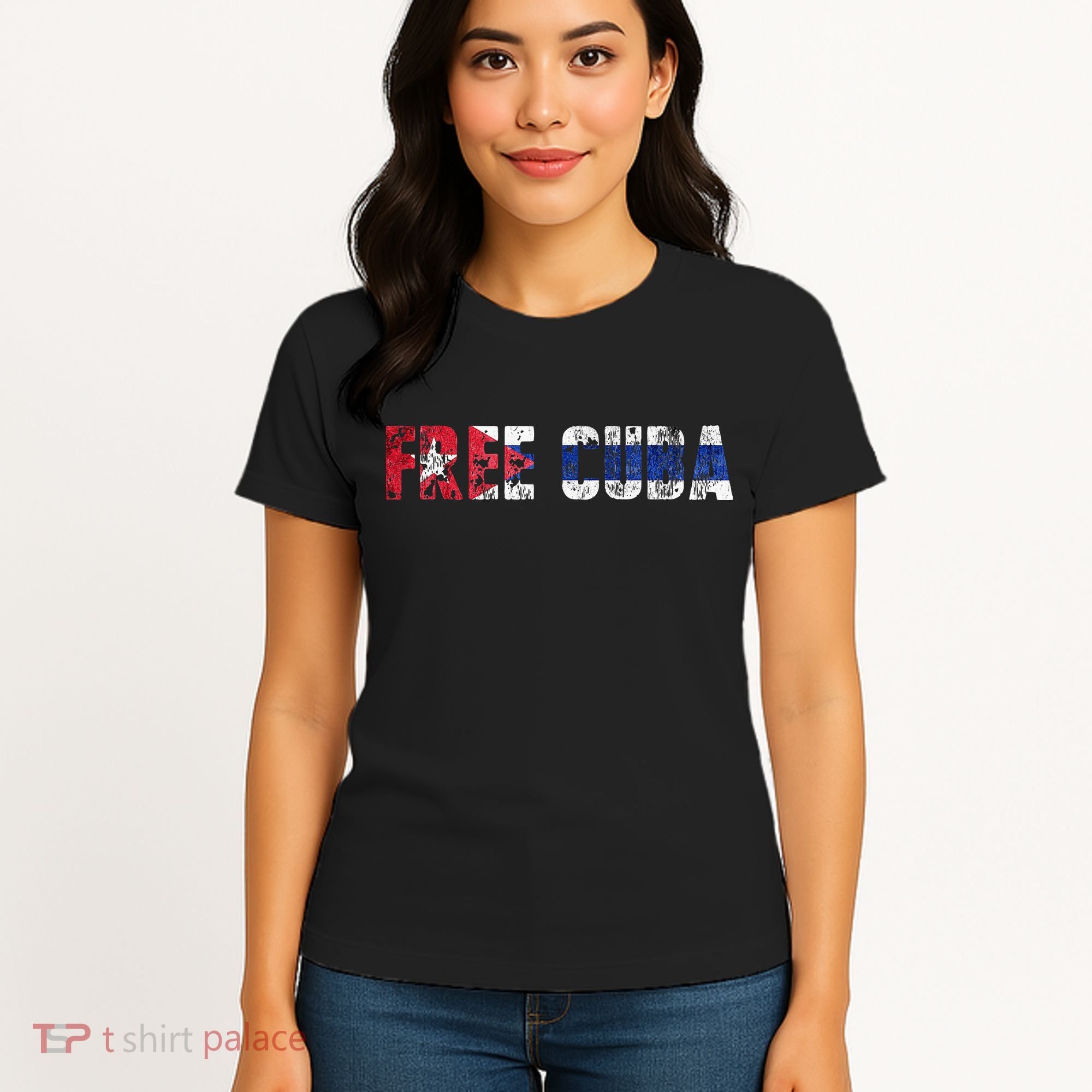 Free Cuba Sos Cuba Patriotic Cuban First Women's T-Shirt