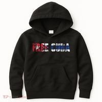 Free Cuba Sos Cuba Patriotic Cuban First Kids Hoodie thumb 0