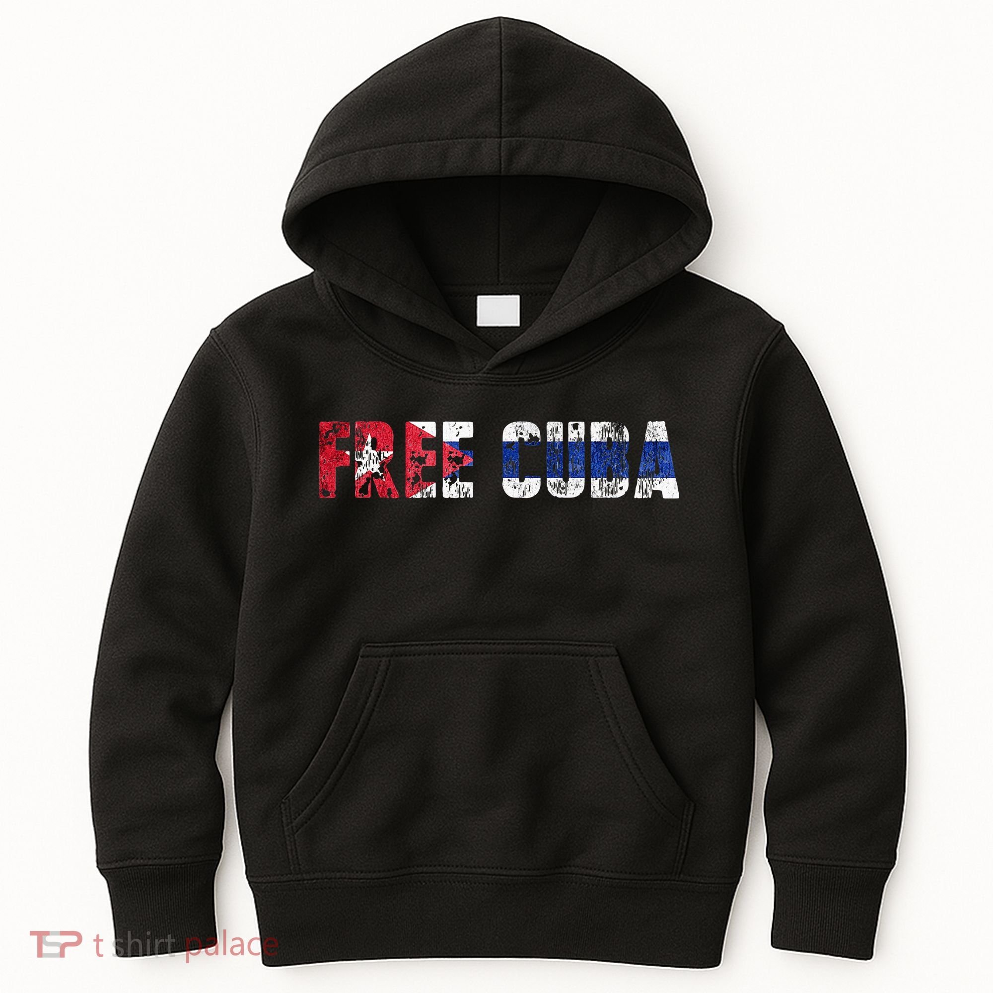 Free Cuba Sos Cuba Patriotic Cuban First Kids Hoodie