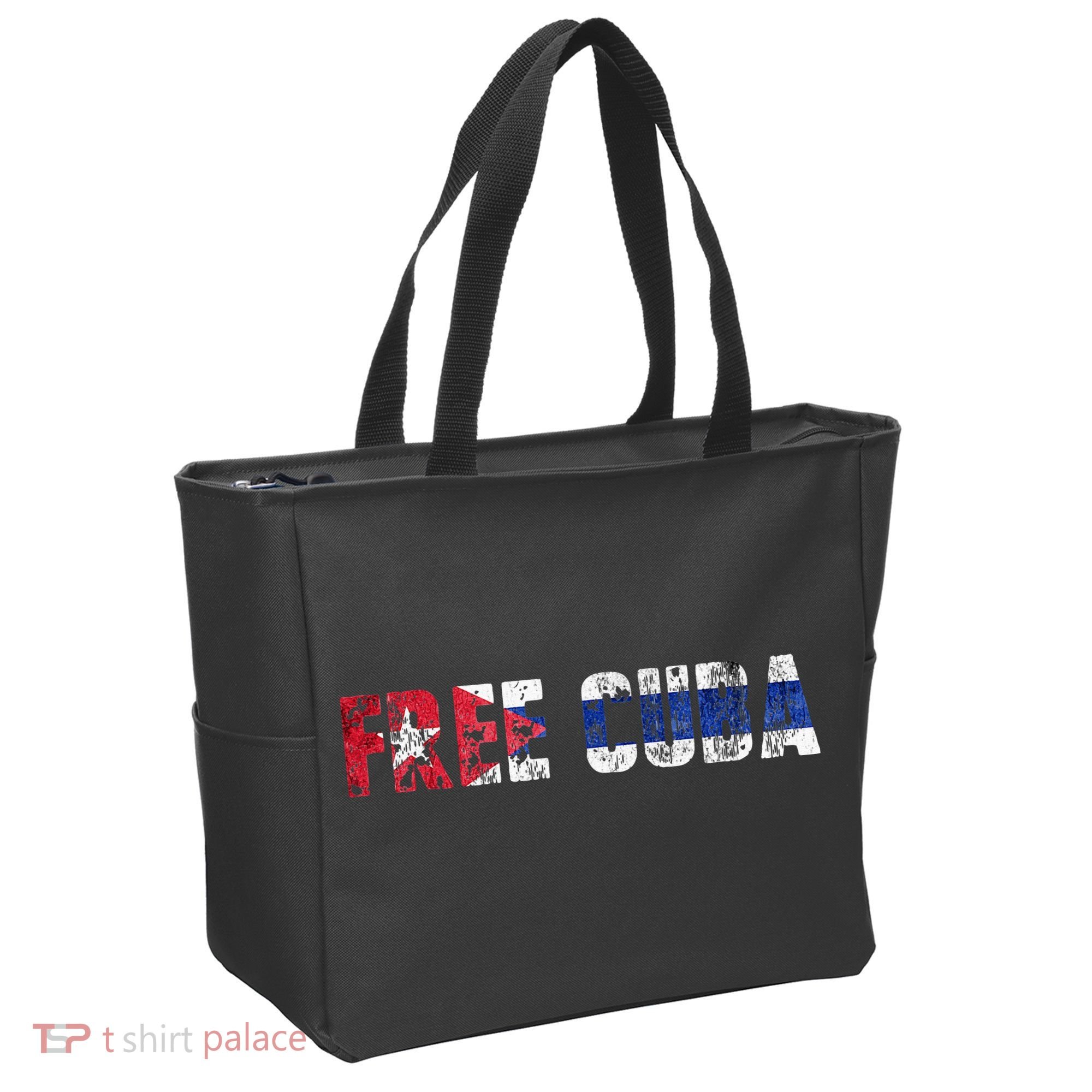 Free Cuba Sos Cuba Patriotic Cuban First Tote Bag