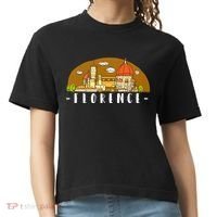 Florence Cartoon Style Illustration Comfort Colors Boxy T-Shirt thumb 0