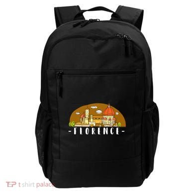 Florence Cartoon Style Illustration Backpack